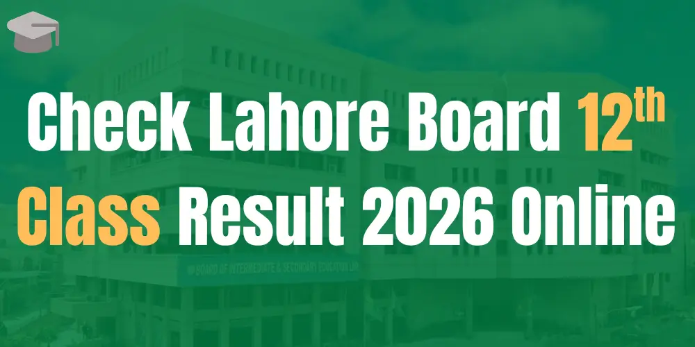 Lahore Board 12th Class Result 2026